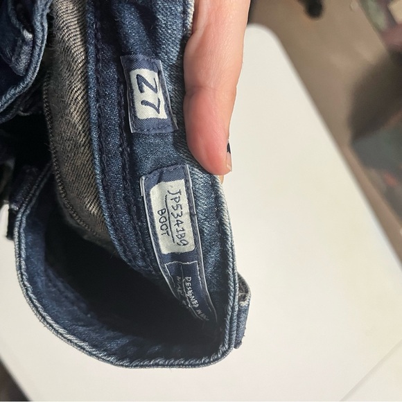 Miss Me Boot Cut Jeans Embellished Rhinestone Size 27 S1 - Picture 7 of 11